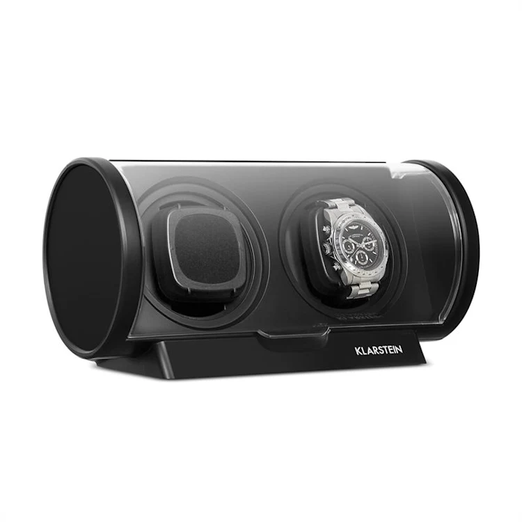 جعبه ساعت مچی و گردشگر ساعت کلارشتاین آلمان klarstein Lugano - نگهدارنده اتوماتیک ۲ ساعته با طراحی کلاسیک